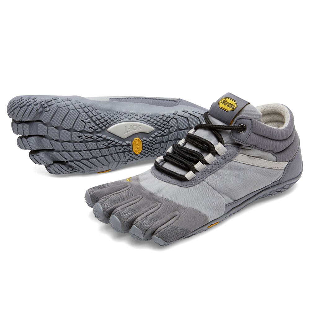 Vibram Five Fingers Womens Running Shoes - Grey - Trek Ascent Insulated - 03962-OPXW